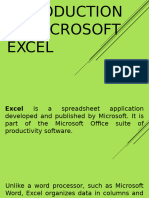 Lesson 4-Introduction To Microsoft Excel