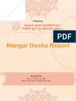 Mangal Dosha Report en