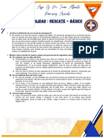 Informe de La Especialidad de Rescate Basico