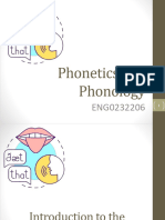 Phonetics and Phonology - Week 1