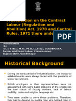 The Contract Labour (R & A) Act, 1970