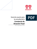 Guia de Usuario para La Consulta de La Constancia De+situacion