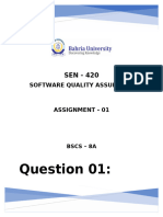 SQA Assignment 1