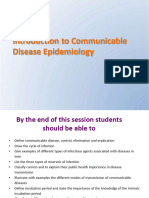 Introduction To Communicable Disease