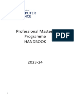 Professional Programme Handbook 2023-24