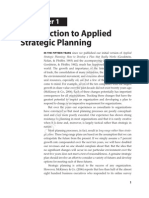 Introduction To Applied Strategic Planning