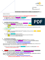 INFO PARENTS 2ème SEMESTRE