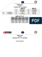 Fixture Voleibol Jedpa 2024