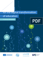 UNESCO - Six Pillars For The Digital Transformation of Education PDF