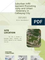 Suburban Infill Development Promoting Density and Urban Greenery in Calbayog City