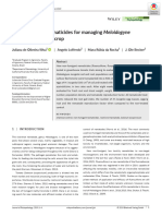 Efficacy of New Nematicides For Managing