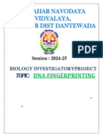 Dna-Fingerprinting Investigatory