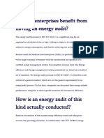 How Do Enterprises Benefit From Having An Energy Audit?