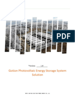 Gotion ESS Solution Specifications (2.7MWh 2021 Design)