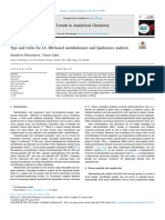 Tips and Tricks For LC-MS-based Metabolomics and Lipidomics Analysis