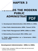 Chapter 3 Towards The Modern Administration