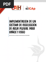 Implementación de Un Sistema de Recolección de Agua Pluvial para Baños y Riego