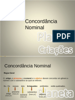 Concordancia Nominal