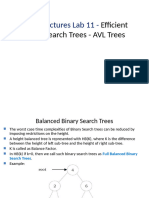 Data Structures Lab 11 AVL Trees