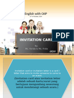 Materi Invitation Card 