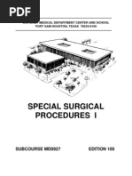 US Army Medical Course MD0927-100 - Special Surgical Procedures I