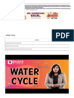 02 Water Cycle - Process and Its Various Stages