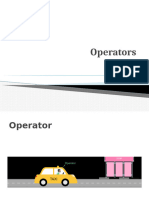 Arithmetic, Unary, Relational & Logical Operators