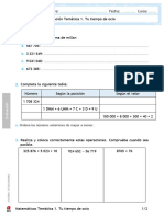 Evalución Números Naturales