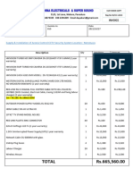 Moratuwa Invoice 010