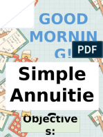 Simple Annuities