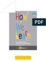 How We Learn by Benedict Carey