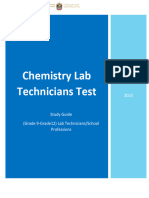 Chemistry Lab Technicians Test