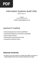 ISA - Lecture 5