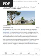 Practice Design Reveals India Autism Center As A Model of Inclusive and Accessible Design - ArchDaily