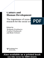 Culture and Human Development