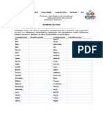 Actividad-Clasificación de Los Compuestos