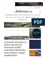 Equipos para Guardia Nacional y A La Policía Nacional de Venezuela - Noticias Defensa Venezuela