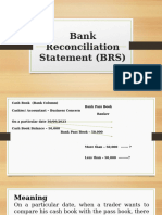 Bank Reconciliation Statement (BRS)