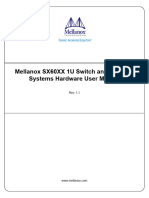 Mellanox SX60XX 1U Switch Gateway User Manual