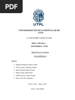 Practica 2. Masa Volumetrica