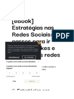 (Ebook) Estratégias Nas Redes Sociais: 8 Passos para Ir Além Dos Likes E Tornar Suas Redes Lucrativas