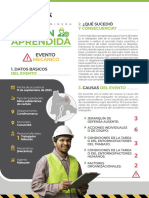 Lecciones - Aprendidas - Evento - Mecanico - 11 - de - Septiembre - 2023 Accidente Riesgo Mecanico