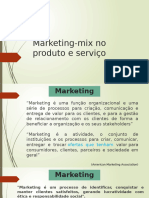 Apresentação - 1 - Marketing-Mix No Produto e Serviço