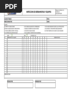 GH-SSOMA-F-29 Chek List de Herramientas