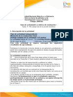 Guía de Actividades y Rúbrica de Evaluación - Tarea 4 - Mi Cuerpo-Voz en La Acción Escénica