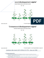 CM - Croissance Et Dã©veloppement vÃ©gÃ©tal - AnnÃ©e 2024-2025 - Compressed