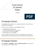 14 - Lexical Resources For Sentiment Analysis