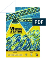 Relatoria Del Vi Congreso Nacional de Teatro