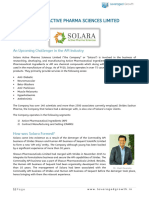 SOLARAACTIVEPHARMASCIENCESLIMITED LeveragedGrowth