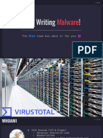 Stop Writing Malware! The Blue Team Has Done It For You!